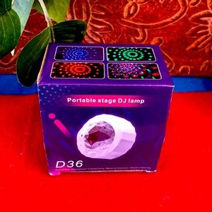 Portable stage DJ lamp